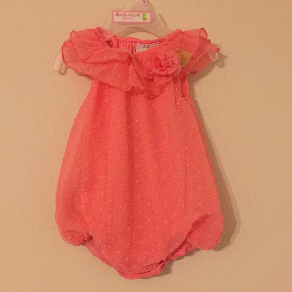 New duck.duck goose romper